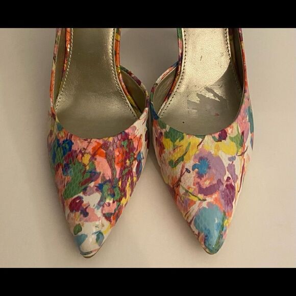 A.N.A Floral Print Heels Size 6 - Picture 2 of 9
